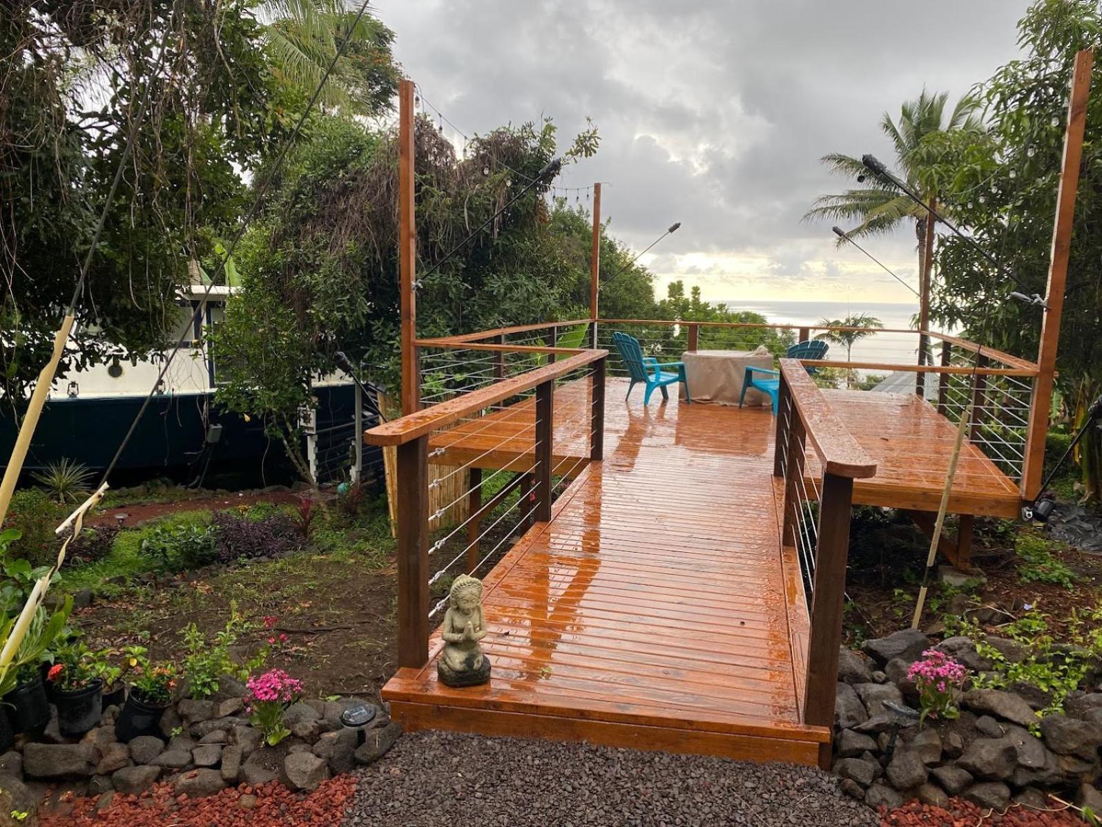 Вилла Cozy Jungle Boat Hideaway With Stunning Ocean View Kealakekua Экстерьер фото